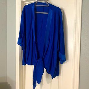 EUC Royal Blue Wrap (Made in Italy)